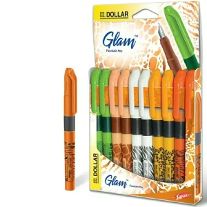 Dollar Glam Fountain Pen Pack of 10